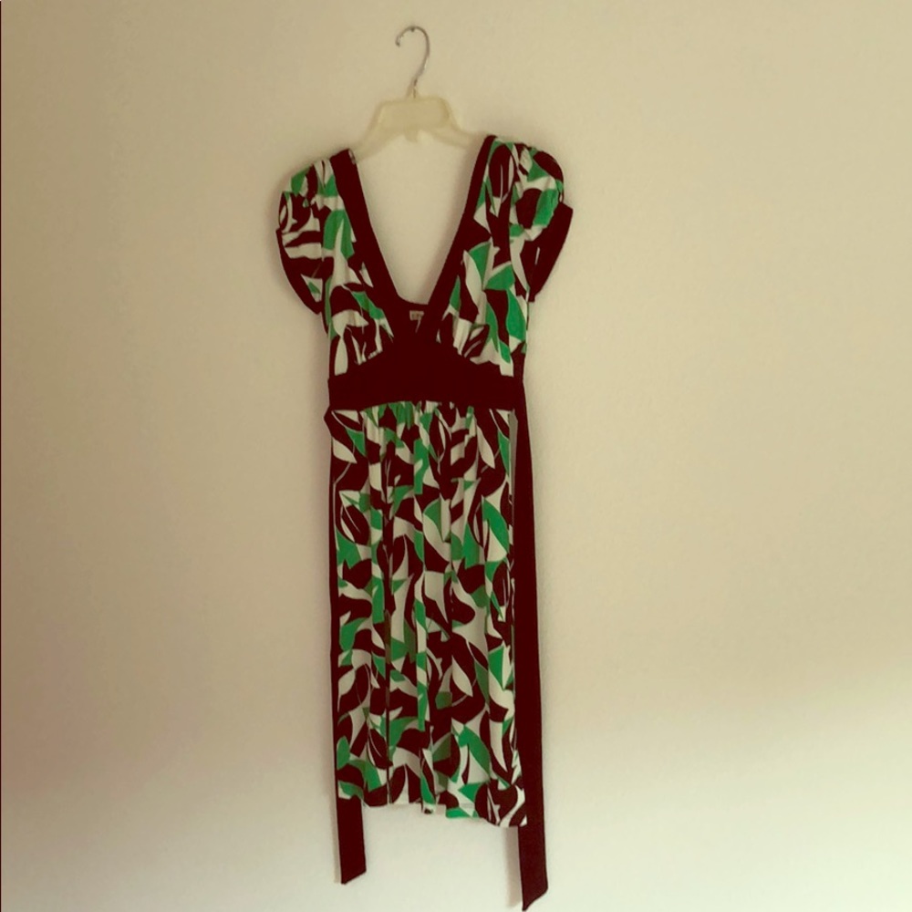 Forever 21 summer dress (black / green / white)